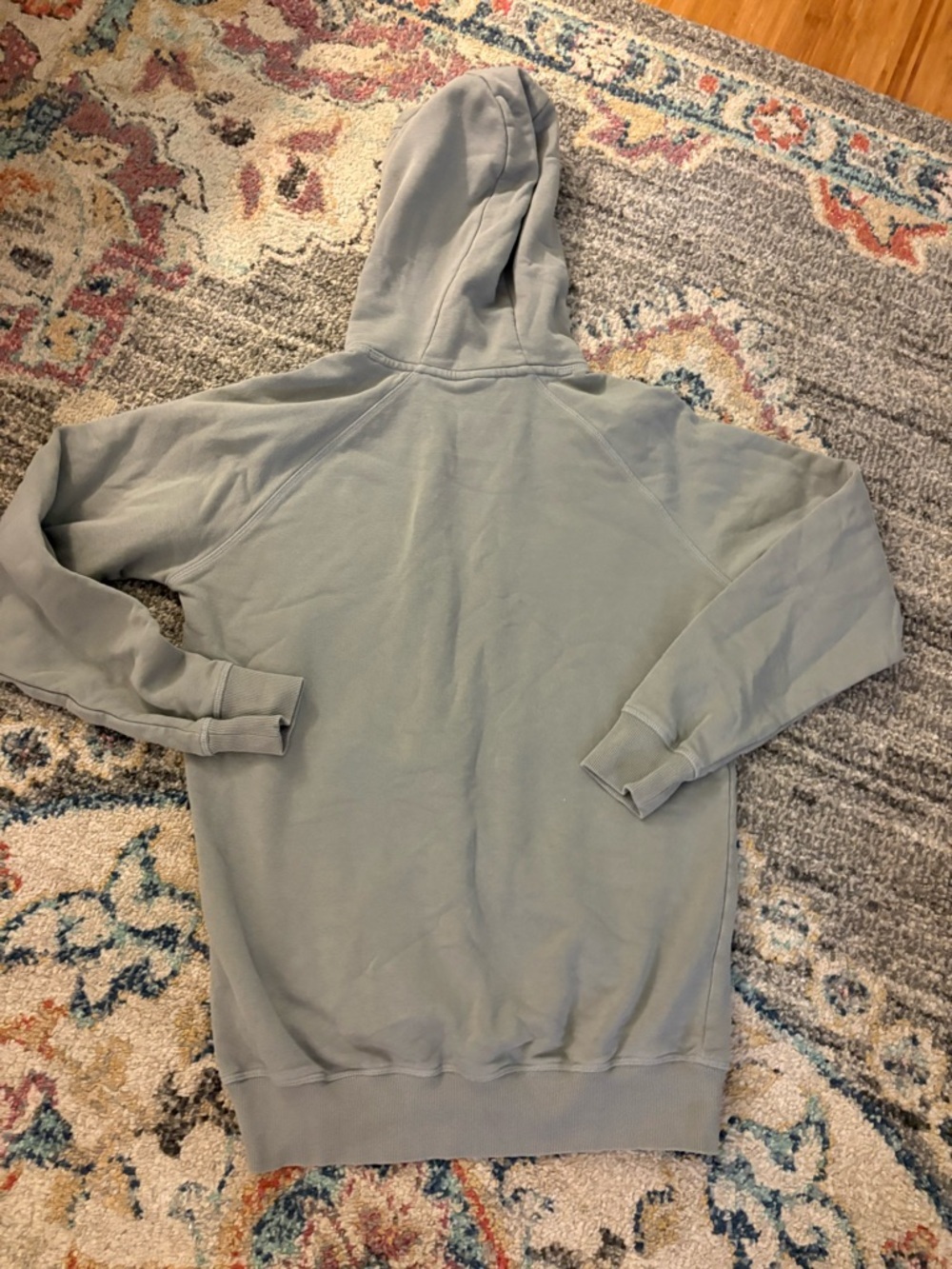 Gymshark Sage Green Hoodie with White Logo